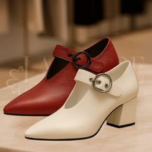 Sapato De Couro Amélia - Compre 1 Leve 2 (Lançamento)