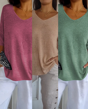 Kit 3 Blusas Luna® em Malha Leve – Imperdível 🔥