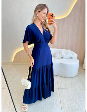 VESTIDO VERONICA AZUL MARINHO | MOOD STORE