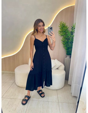 VESTIDO VERONICA AZUL MARINHO | MOOD STORE