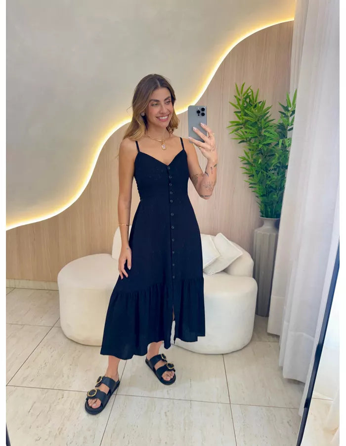 VESTIDO VERONICA AZUL MARINHO | MOOD STORE